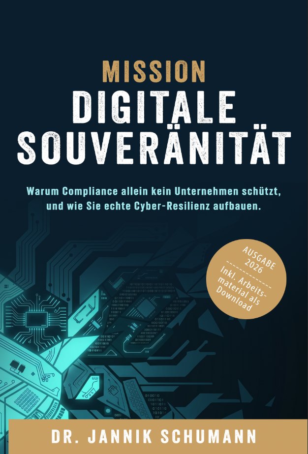 Buchcover: Mission: Digitale Souveränität, von Dr. Jannik Schumann.