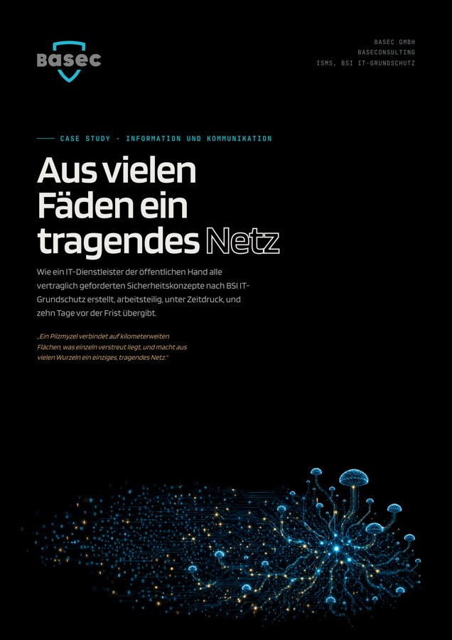 Cover der Case Study: Aus vielen Fäden ein tragendes Netz