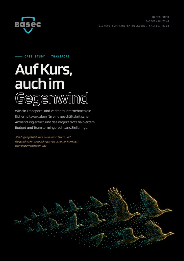 Cover der Case Study: Auf Kurs, auch im Gegenwind